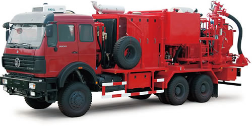 truck-mounted cementing unit