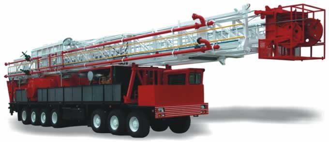 truck-mounted drilling rig